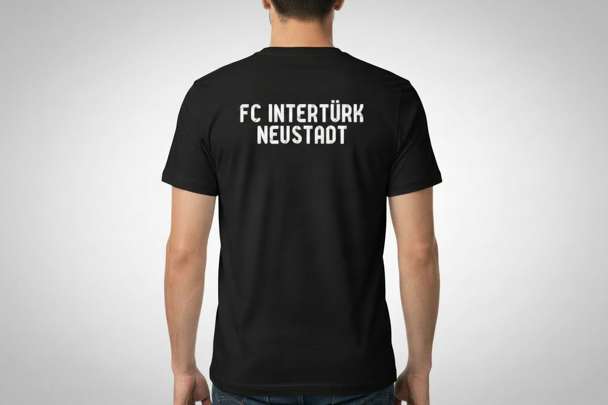 FC Intertürk Neustadt T-Shirt "Wappen Groß" - Unisex mit großem Wappen