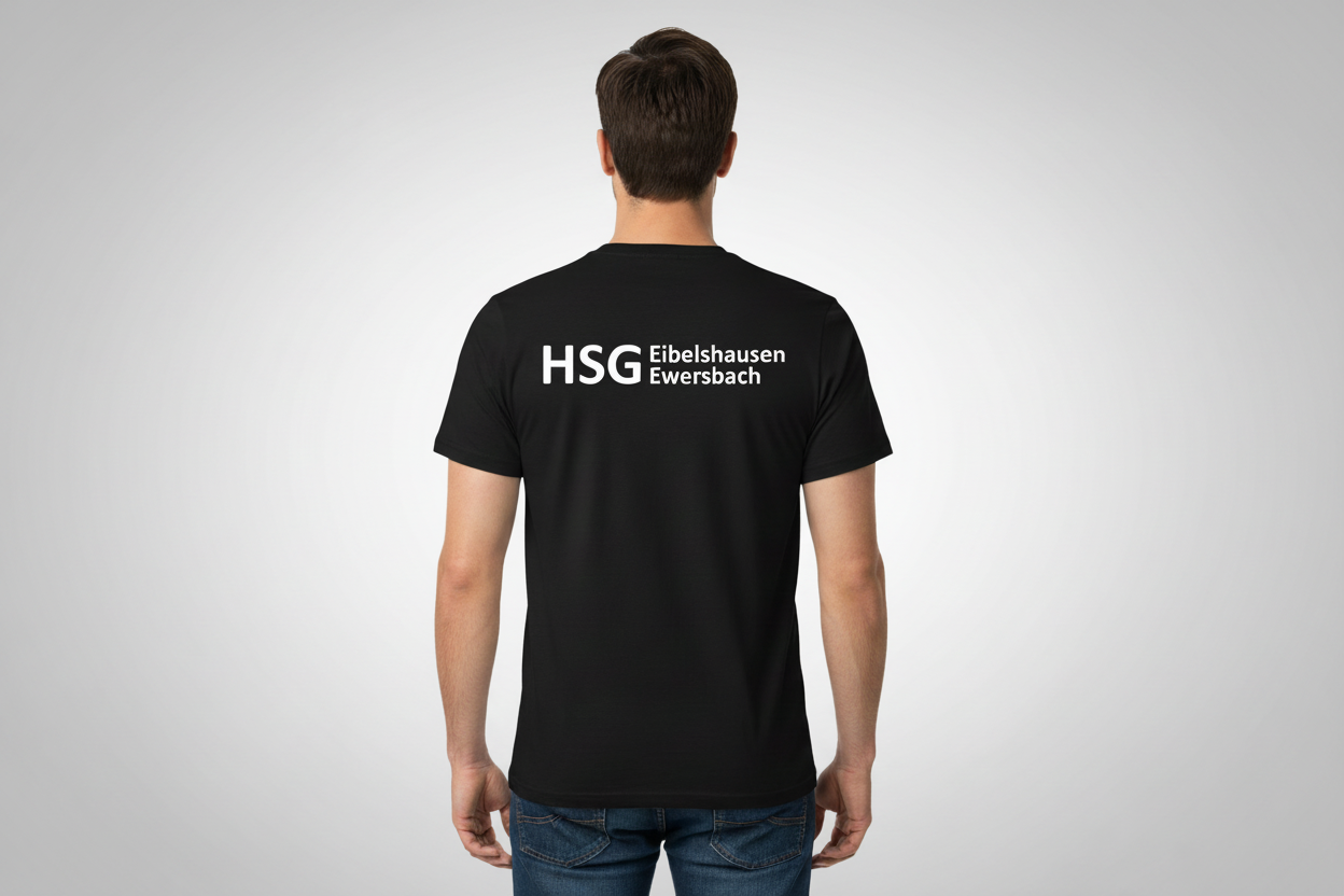 HSG Eibelshausen/Ewersbach T-Shirt "Wappen Klein" - Unisex mit kleinem Wappen