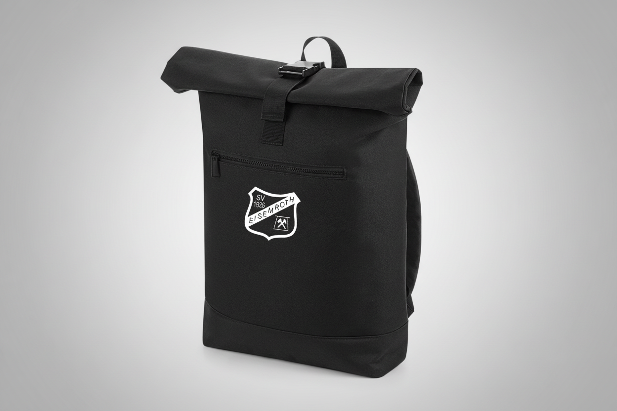 SV Eisemroth Roll-Top Rucksack "Wappen" - 20L Laptop-Rucksack