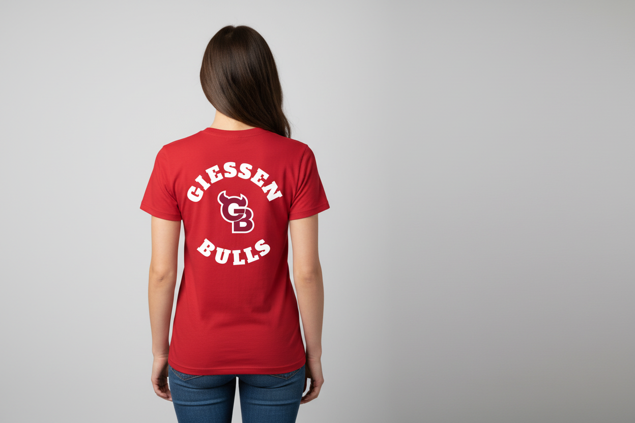 T-Shirt Wappen klein - Gießen Bulls