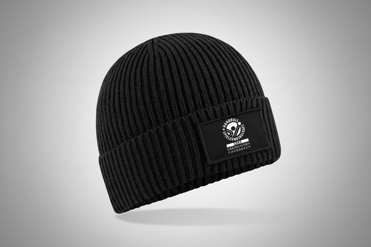 Patch Beanie HSG Eibelshausen/Ewersbach - Unisex Wintermütze für Kinder & Erwachsene
