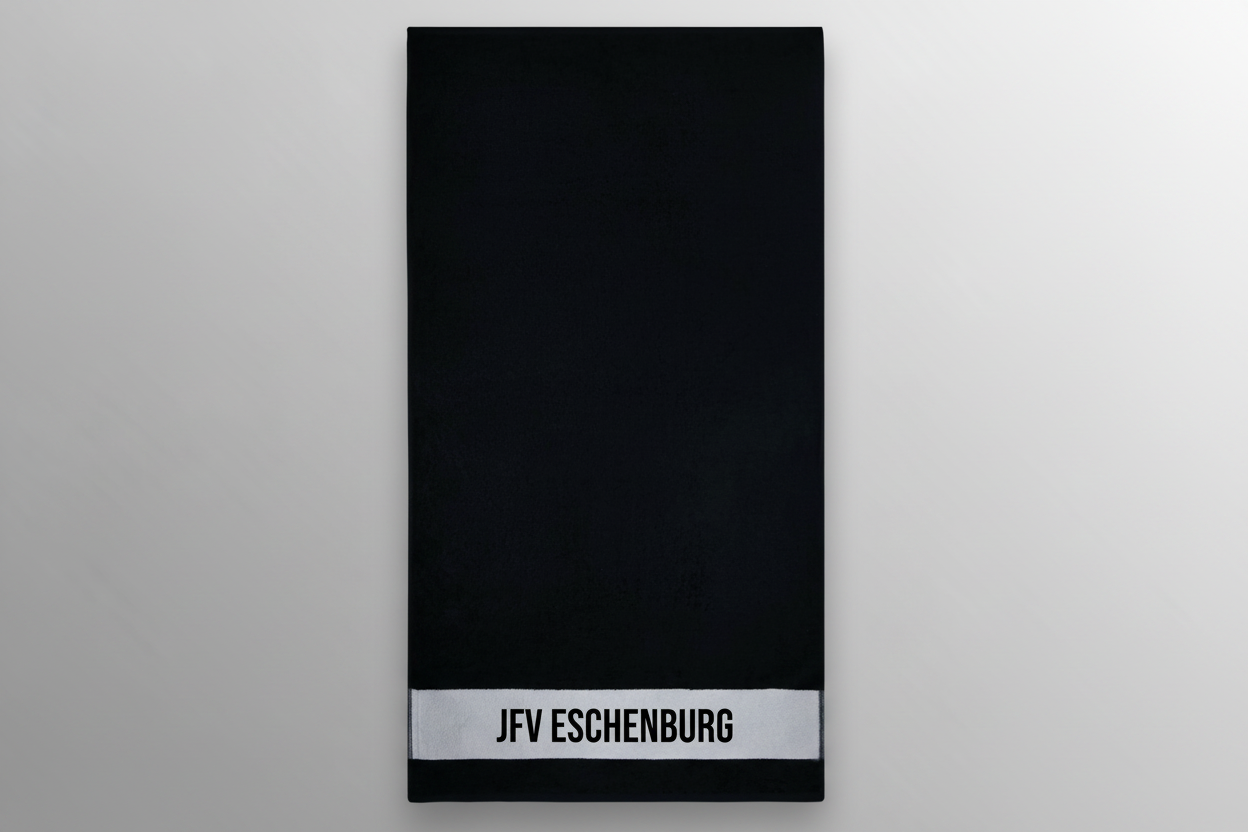 JFV Eschenburg Badehandtuch - Schwarz