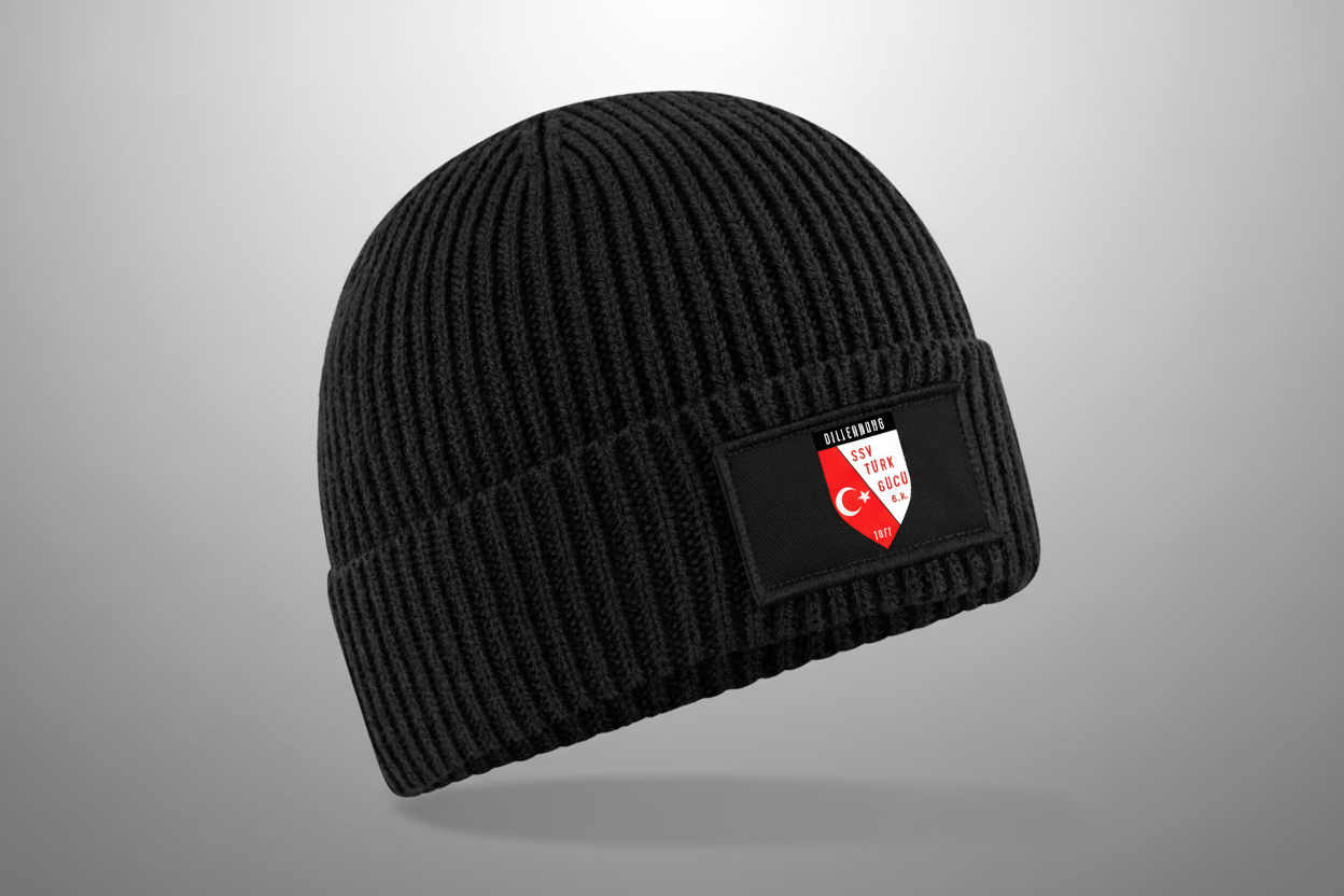 Patch Beanie SSV Türkgücü - Unisex Wintermütze für Kinder & Erwachsene