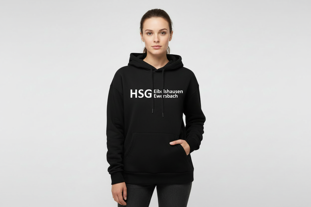 HSG Eibelshausen/Ewersbach Fan-Hoodie "Schriftzug" - Unisex Kapuzenpullover