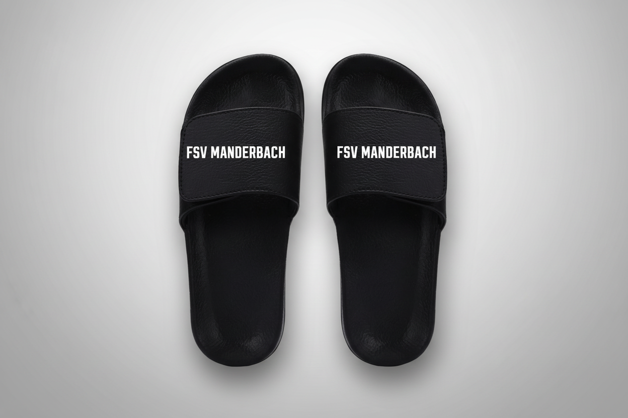 FSV Manderbach Badelatschen - Unisex Badeschuhe mit Vereinslogo