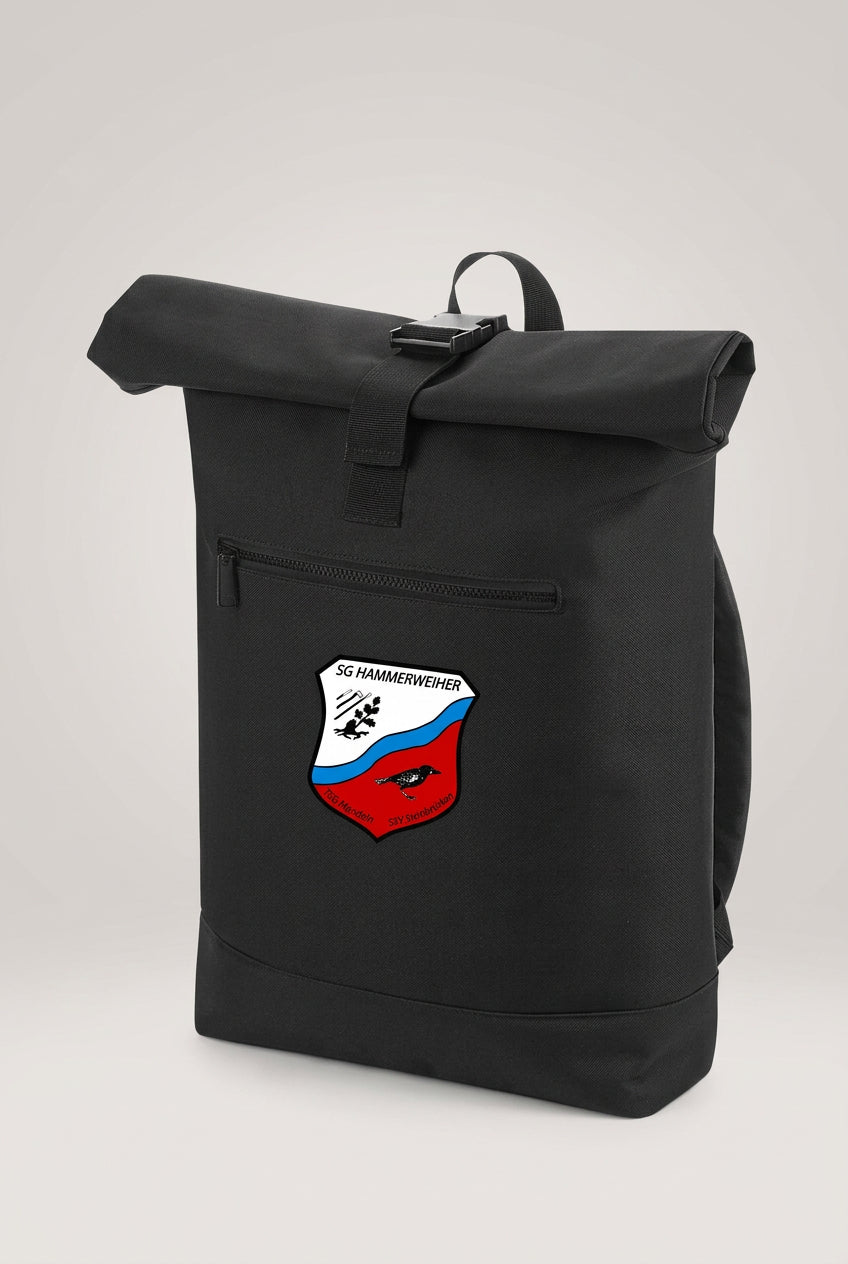 SG Hammerweiher Roll-Top Rucksack "Wappen" - 20L Laptop-Rucksack