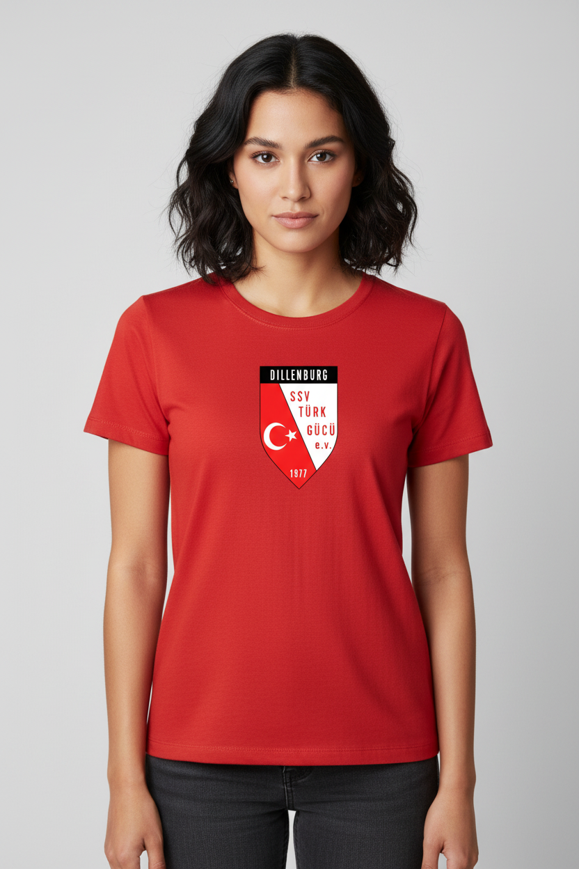 SSV Türkgücü Dillenburg T-Shirt "Wappen Groß" - Unisex mit großem Wappen