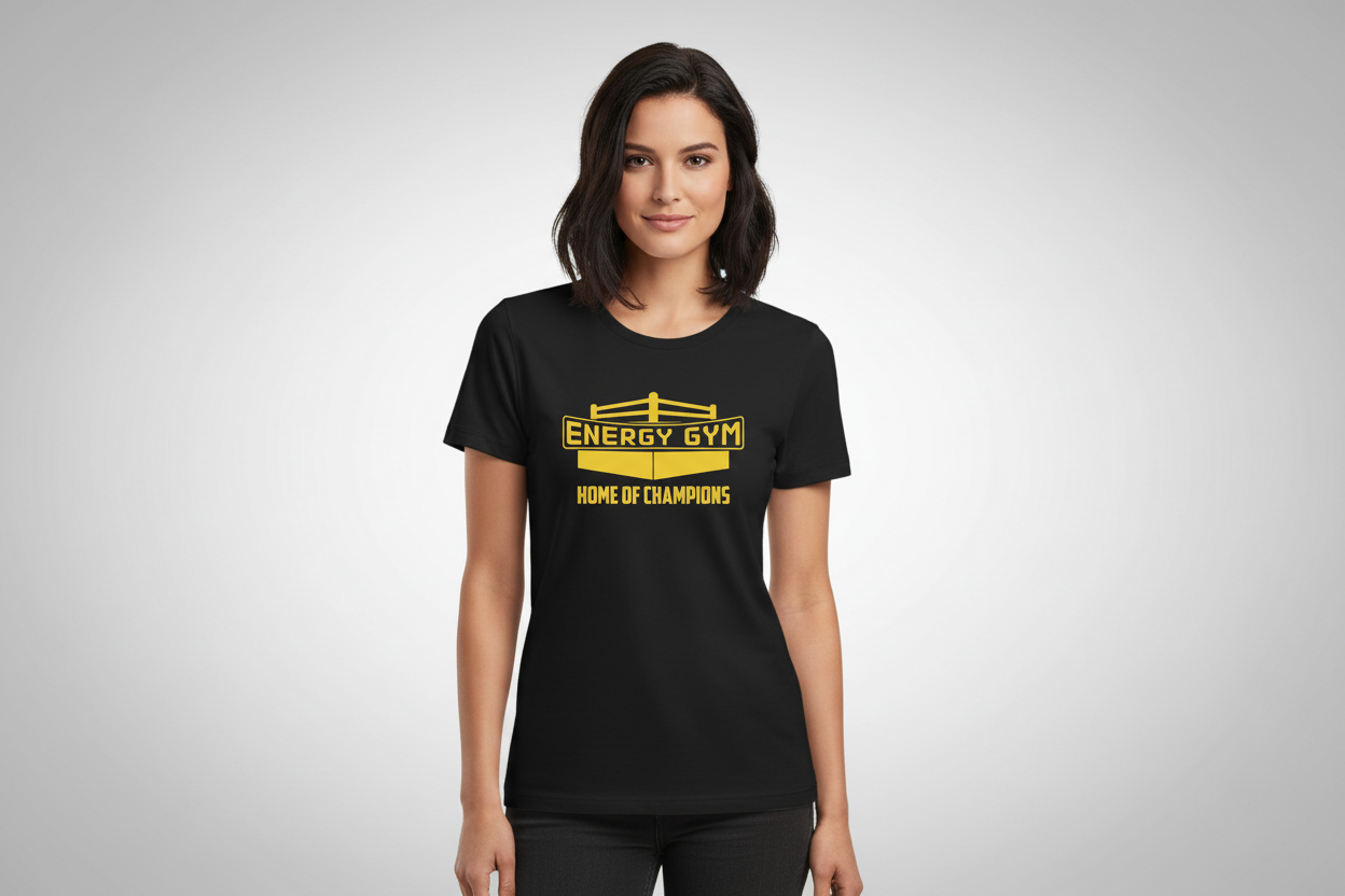 Energy Gym Damen T-Shirt - Baumwolle