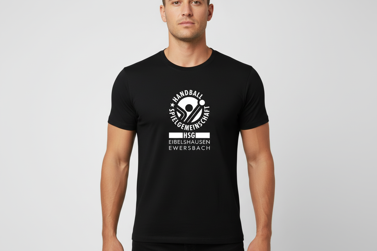 HSG Eibelshausen/Ewersbach T-Shirt "Wappen Groß" - Unisex mit großem Wappen