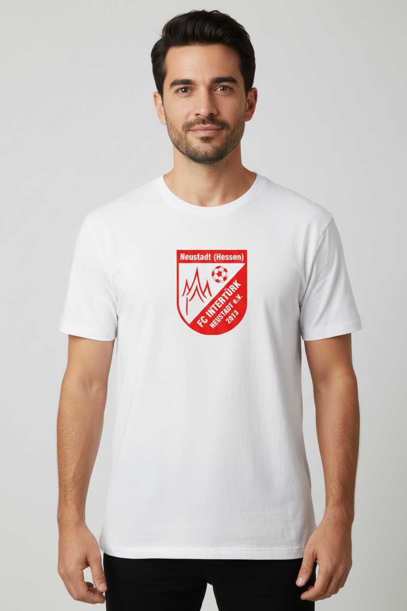 FC Intertürk Neustadt T-Shirt "Wappen Groß" - Unisex mit großem Wappen