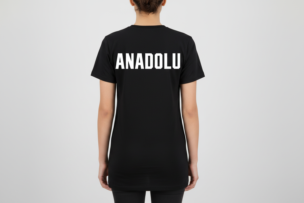 Anadolu T-Shirt "Wappen Groß" - Unisex mit großem Wappen