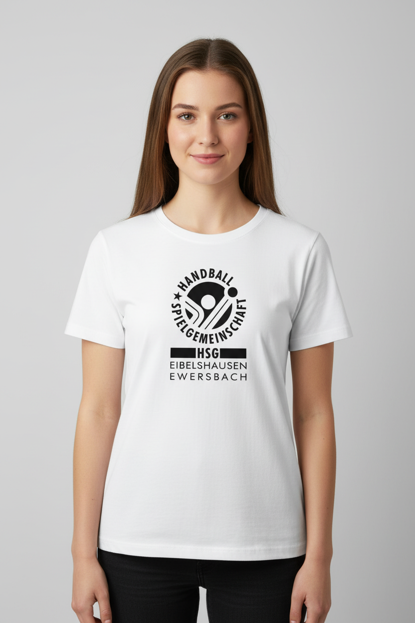 HSG Eibelshausen/Ewersbach T-Shirt "Wappen Groß" - Unisex mit großem Wappen
