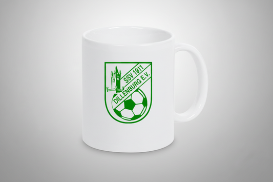 Keramiktasse mit Vereinslogo – SSV Dillenburg