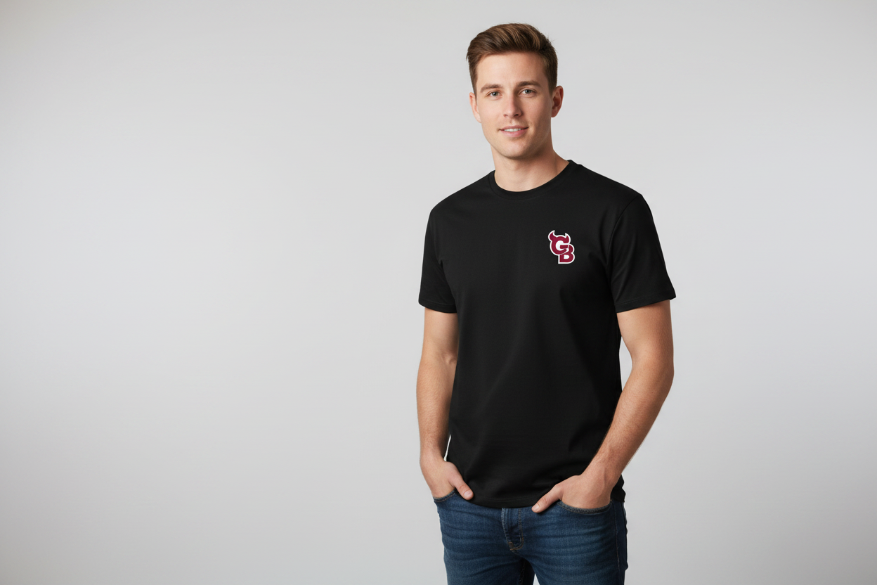 T-Shirt Wappen klein - Gießen Bulls