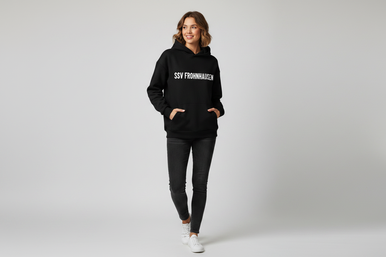 SSV Frohnhausen Fan-Hoodie "Schriftzug" - Unisex Kapuzenpullover