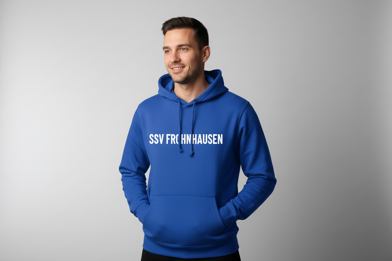 SSV Frohnhausen Fan-Hoodie "Schriftzug" - Unisex Kapuzenpullover