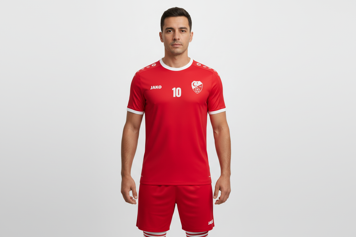 Anadolu Neunkirchen Trainingsshirt Rot - Unisex für Erwachsene