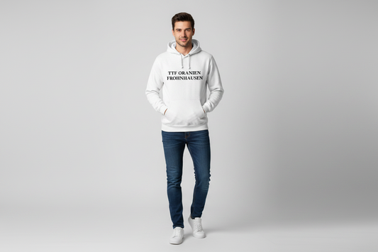 Hoodie Schrift TTF Oranien Frohnhausen