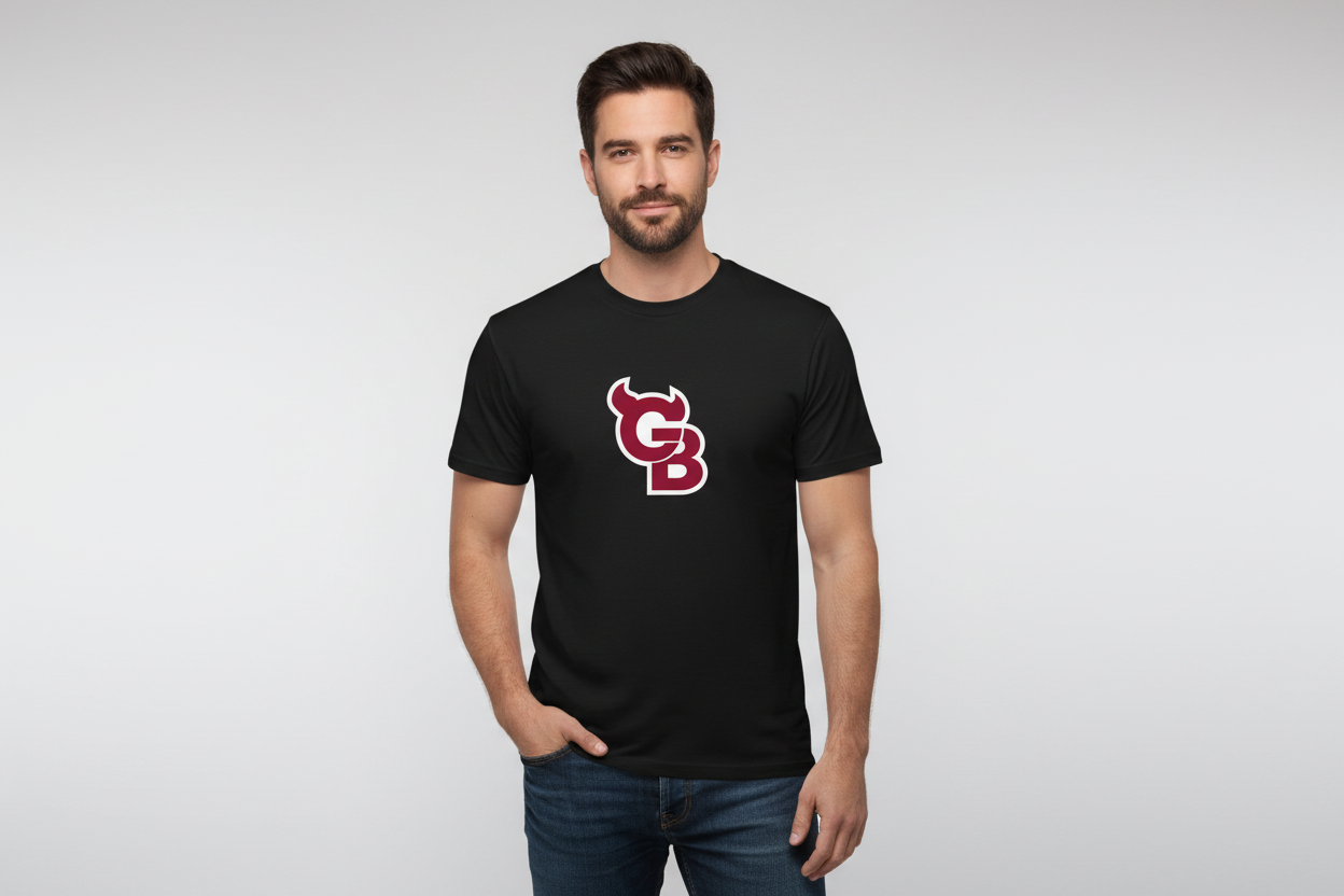 T-Shirt Wappen groß - Gießen Bulls