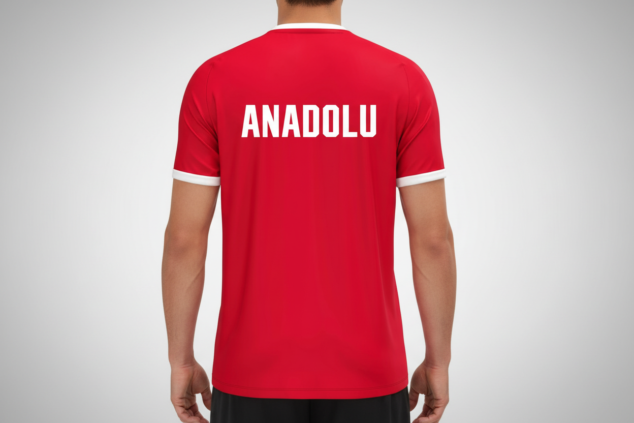 Anadolu Neunkirchen Trainingsshirt Rot - Unisex für Erwachsene