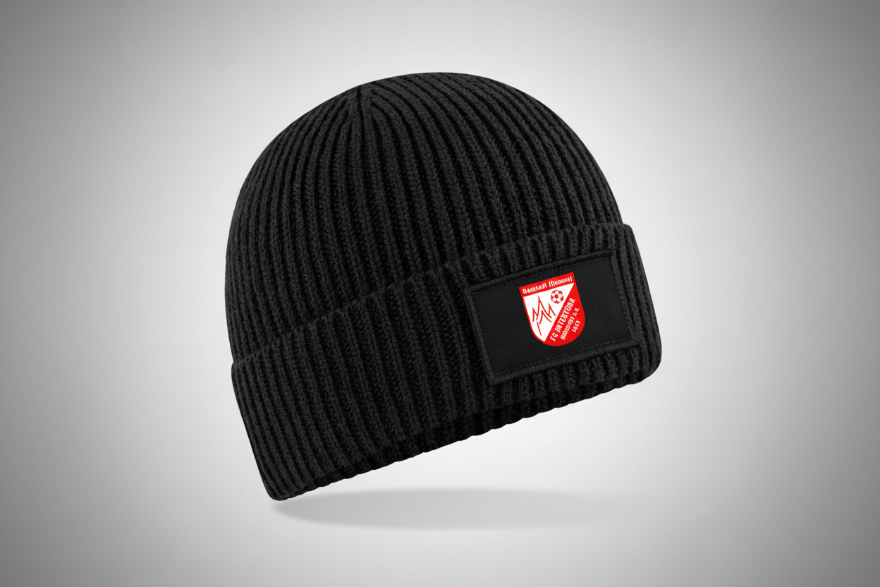 Patch Beanie FC Intertürk - Unisex Wintermütze für Kinder & Erwachsene