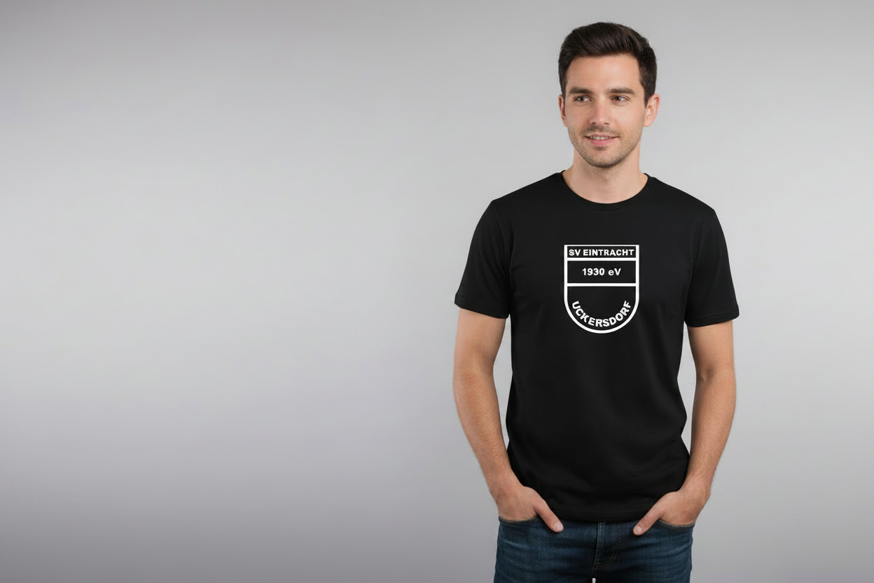 T-Shirt Wappen Groß SV Eintracht Uckersdorf