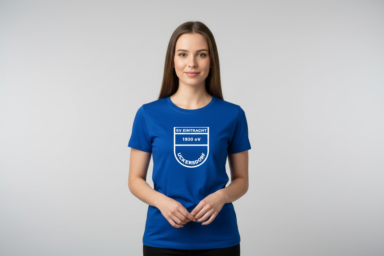 T-Shirt Wappen Groß SV Eintracht Uckersdorf