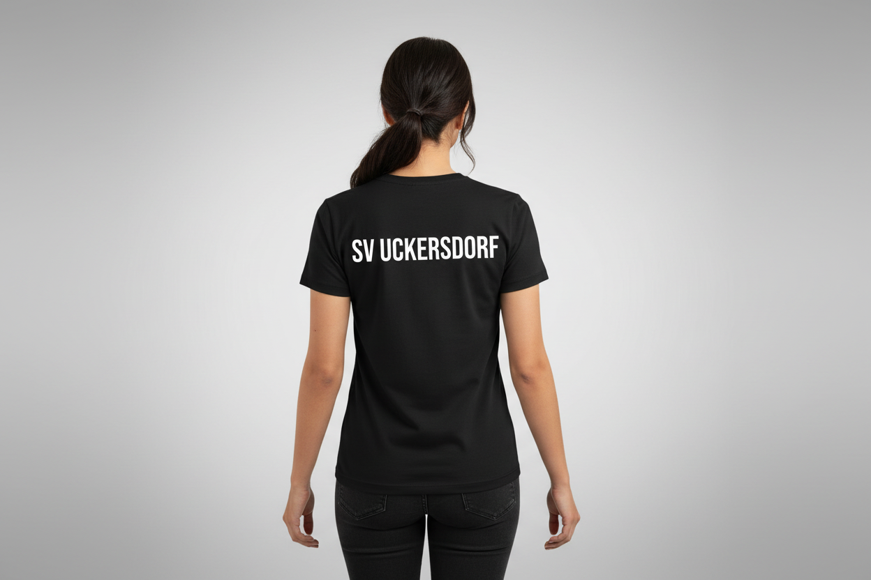 T-Shirt Wappen Groß SV Eintracht Uckersdorf