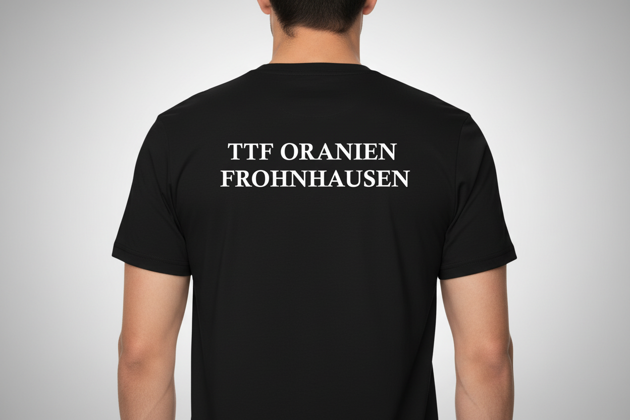 T-Shirt Wappen Klein TTF Oranien Frohnhausen