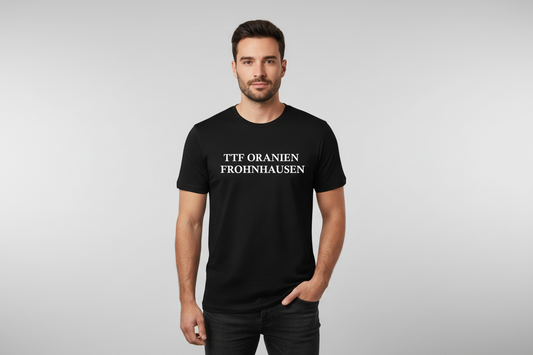 T-Shirt Schriftzug TTF Oranien Frohnhausen