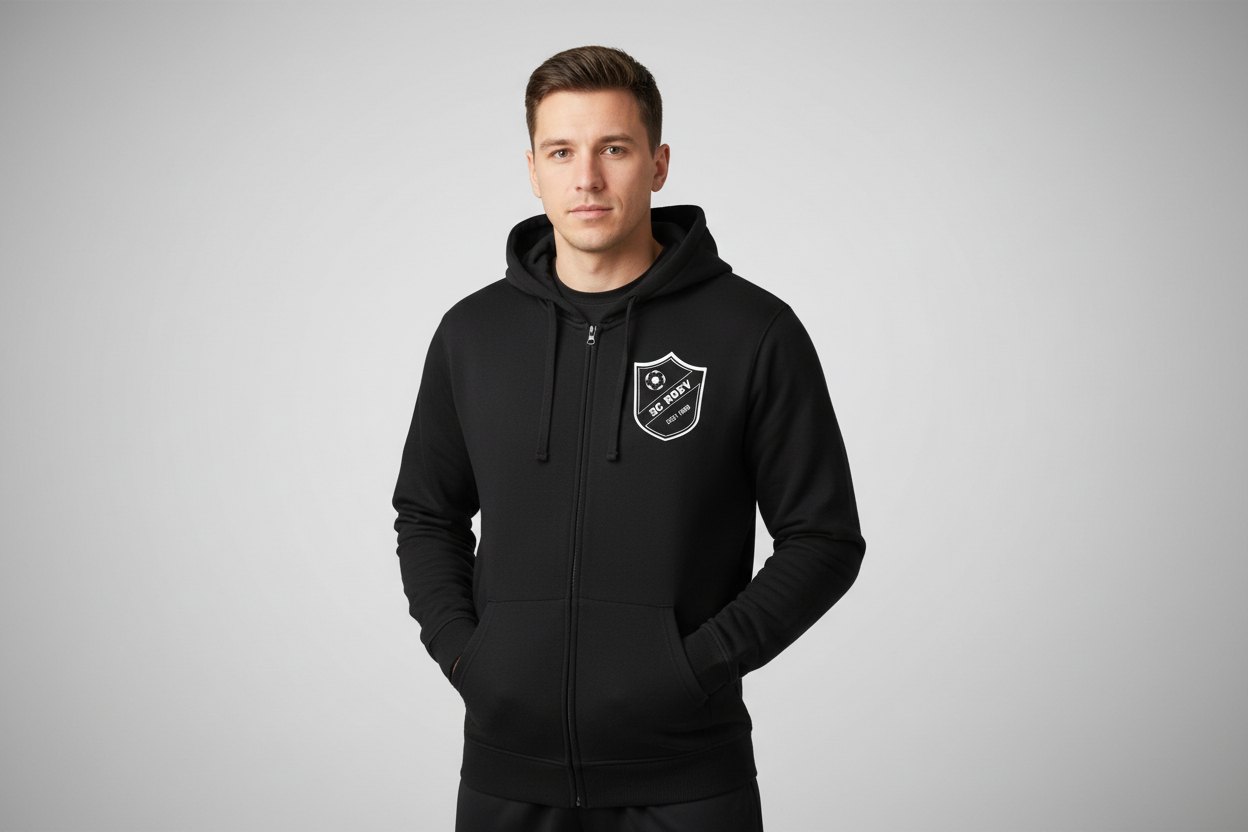 SG RoSi Fan-Zip-Hoodie "Wappen" – Unisex für Erwachsene & Kinder