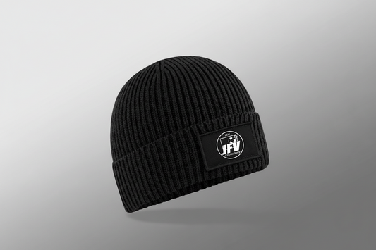 JFV Eschenburg Patch Beanie - Schwarz