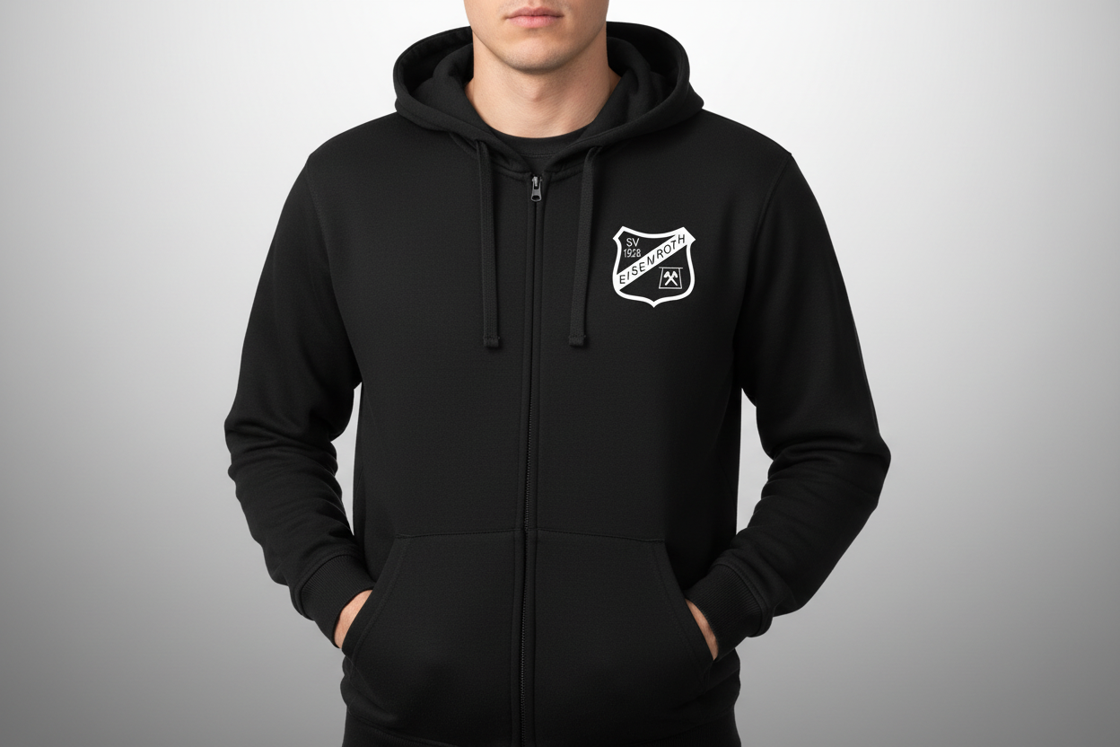 SV Eisemroth Fan-Zip-Hoodie "Wappen" - Unisex für Erwachsene & Kinder