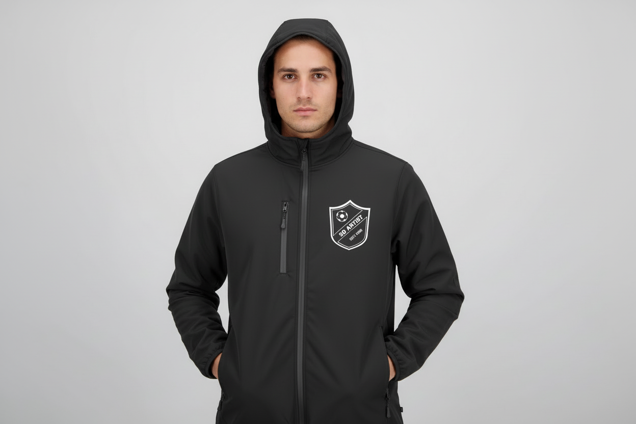 SG RoSi Fan-Winter-Softshell-Jacke "Wappen" – Unisex