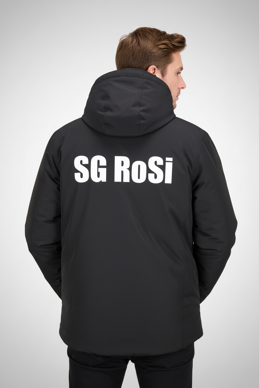 SG RoSi Fan-Winter-Softshell-Jacke "Wappen" – Unisex