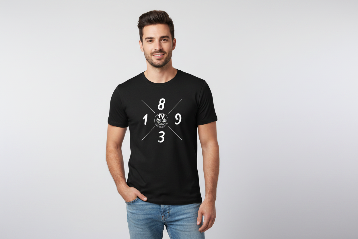 TV Ewersbach T-Shirt „Spezial 1893“ - Kreuz-Design Unisex