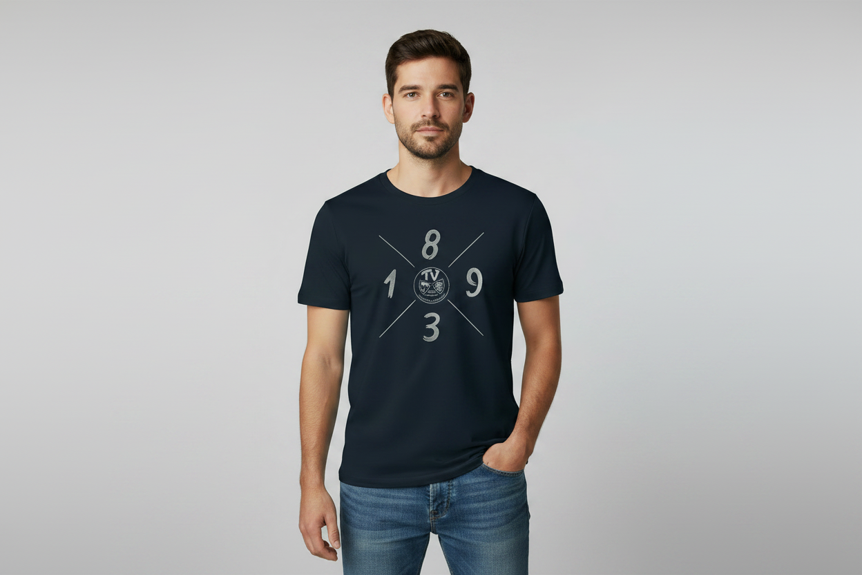 TV Ewersbach T-Shirt „Spezial 1893“ - Kreuz-Design Unisex