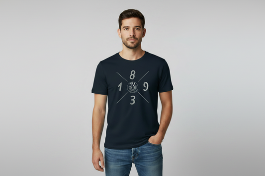 TV Ewersbach T-Shirt „Spezial 1893“ - Kreuz-Design Unisex