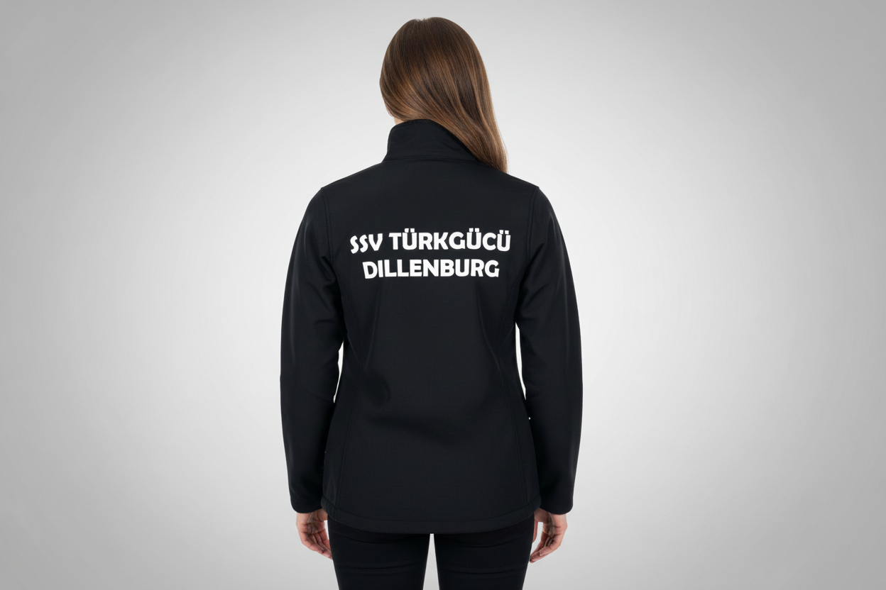 SSV Türkgücü Dillenburg Softshell-Jacke "Wappen" - Unisex für Erwachsene