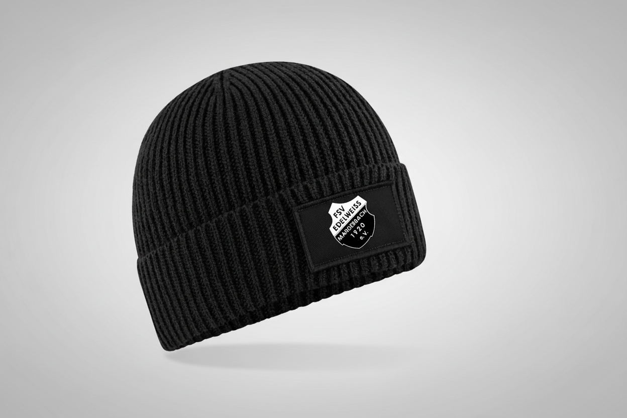 Patch Beanie FSV Manderbach - Unisex Wintermütze für Kinder & Erwachsene