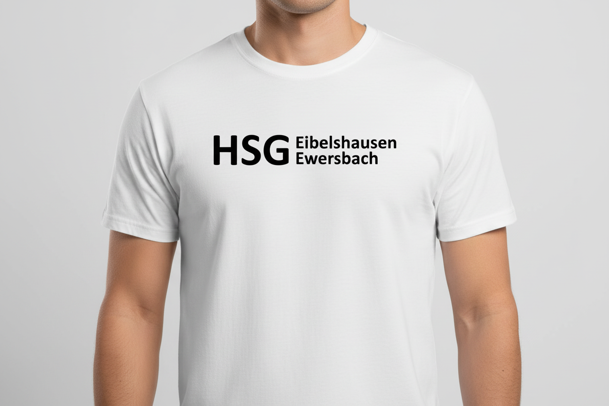 HSG Eibelshausen/Ewersbach T-Shirt "Schriftzug" - Unisex mit Schriftzug