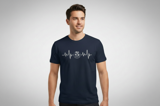 TV Ewersbach T-Shirt „Puls“ - EKG-Herzschlag-Design Unisex