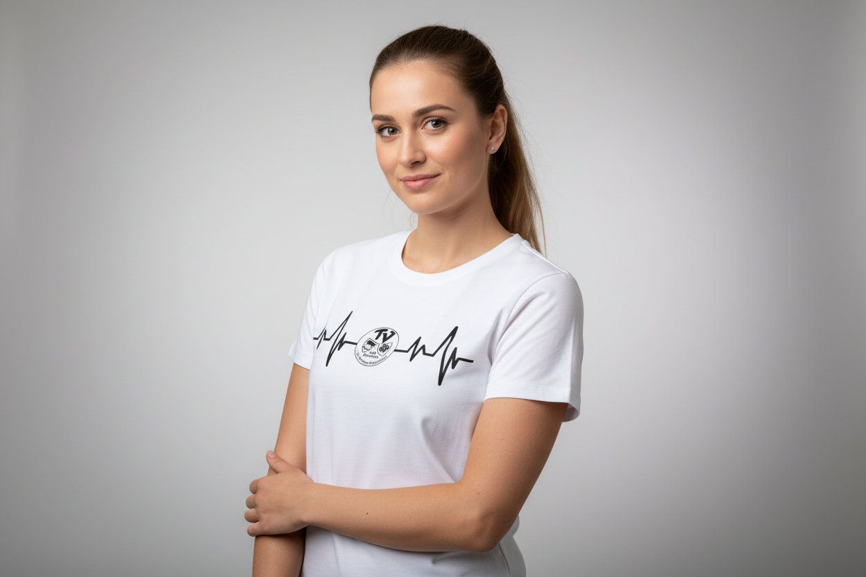 TV Ewersbach T-Shirt „Puls“ - EKG-Herzschlag-Design Unisex