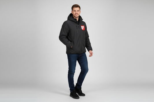 FC Intertürk Neustadt Winter Softshell-Jacke "Wappen" - 3-Lagen Winterjacke