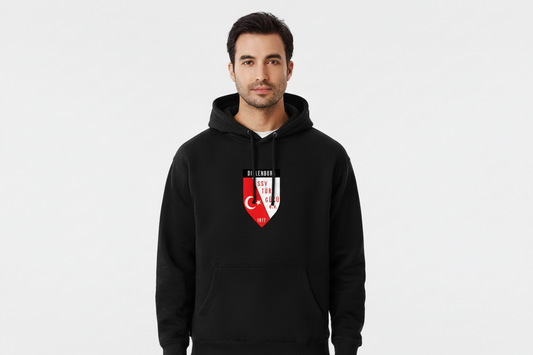 SSV Türkgücü Dillenburg Fan-Hoodie "Wappen Groß" - Unisex Kapuzenpullover
