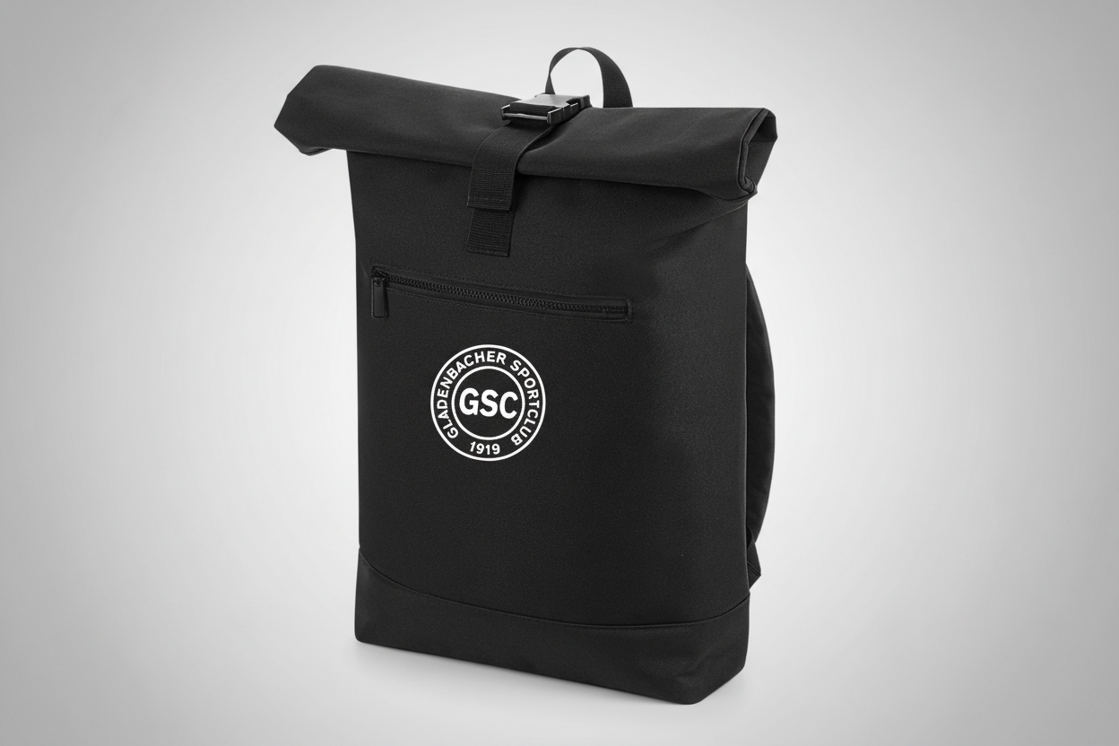GSC Gladenbach Roll-Top Rucksack "Wappen" - 20L Laptop-Rucksack
