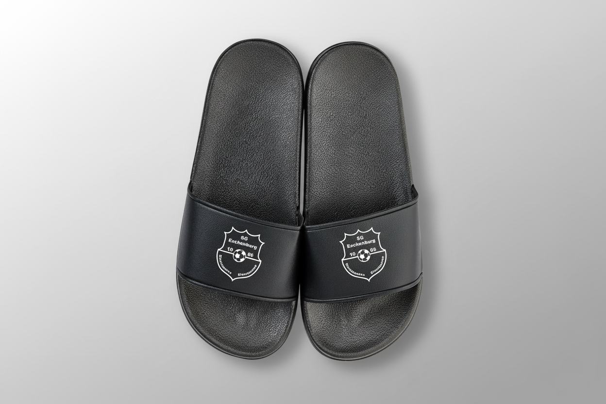 SG Eschenburg Badelatschen - Unisex Badeschuhe mit Vereinslogo