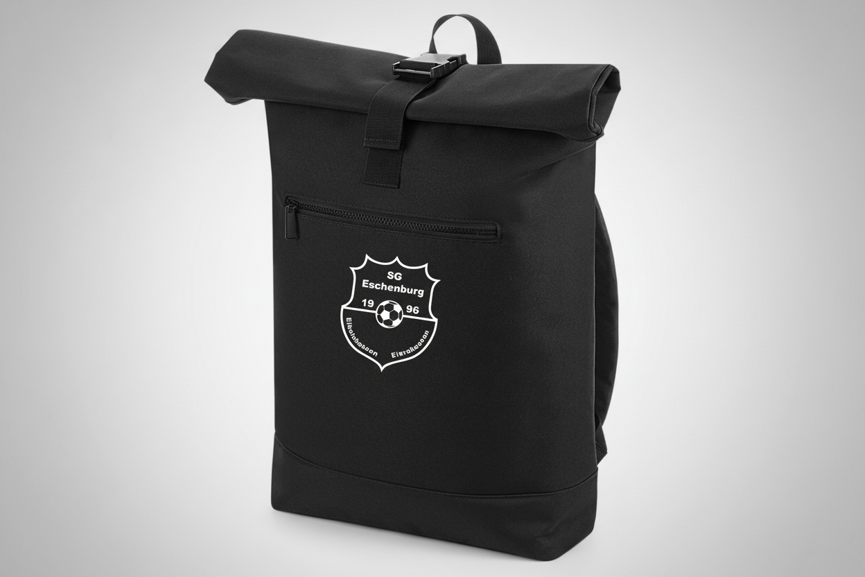 SG Eschenburg Roll-Top Rucksack "Wappen" - 20L Laptop-Rucksack