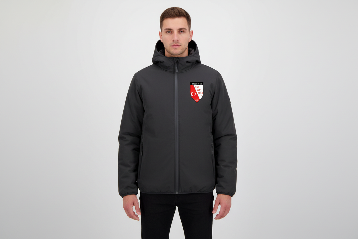 SSV Türkgücü Dillenburg Winter Softshell-Jacke "Wappen" - 3-Lagen Winterjacke