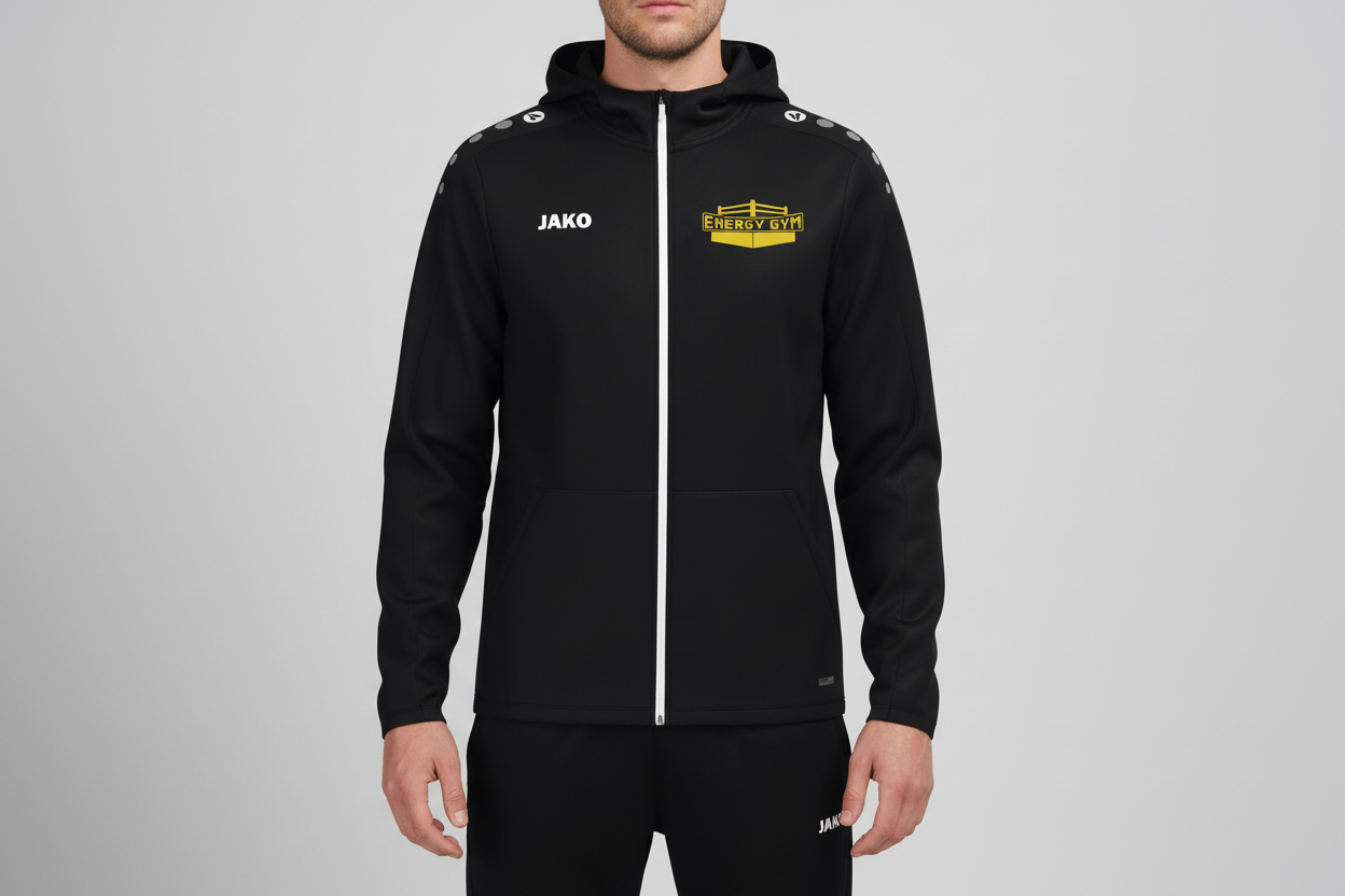 Energy Gym Trainingsanzug Kapuzenjacke - Unisex für Erwachsene und Kinder